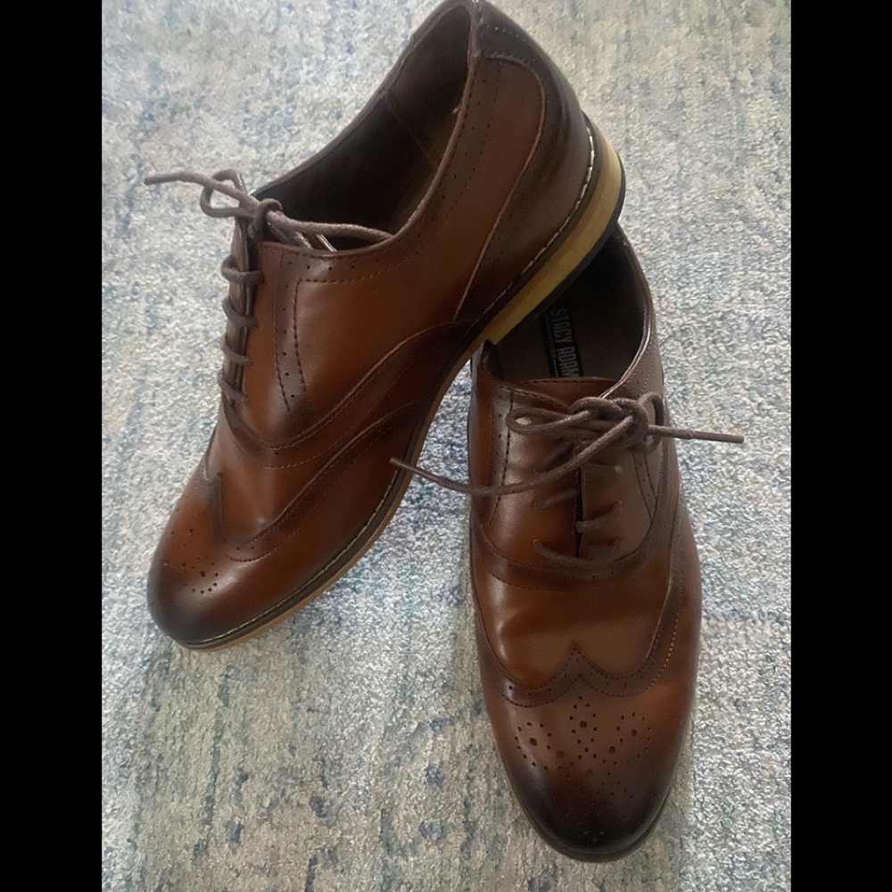 Boys Stacy Adam’s Leather Oxfords